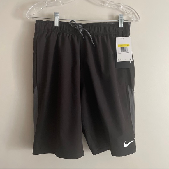 Nike Men Shorts Contend Volley Swim Trunks NESSA482-001 Black Gray Small $60 NWT - Picture 4 of 6
